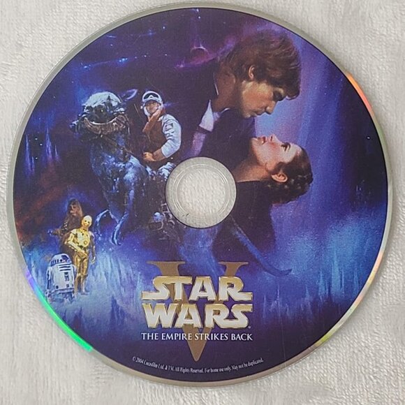 Star Wars V: The Empire Strikes Back DVD Disc Only 2004 Tested Works - Picture 2 of 3